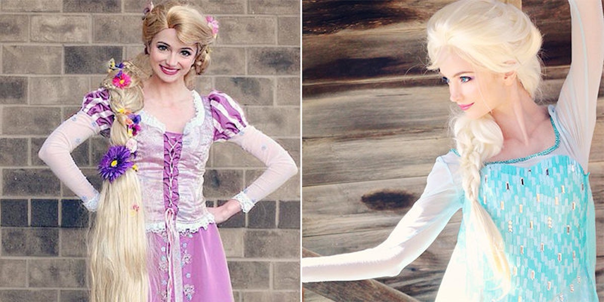 This Woman Spends An Insane Amount Of Money To Dress Like Disney Princesses