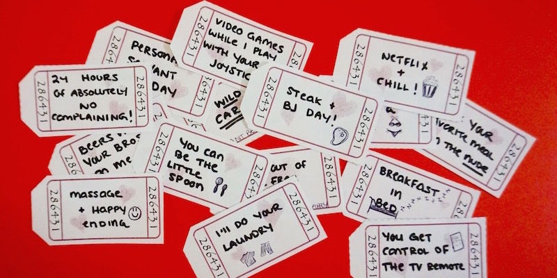 cute coupon ideas for boyfriend