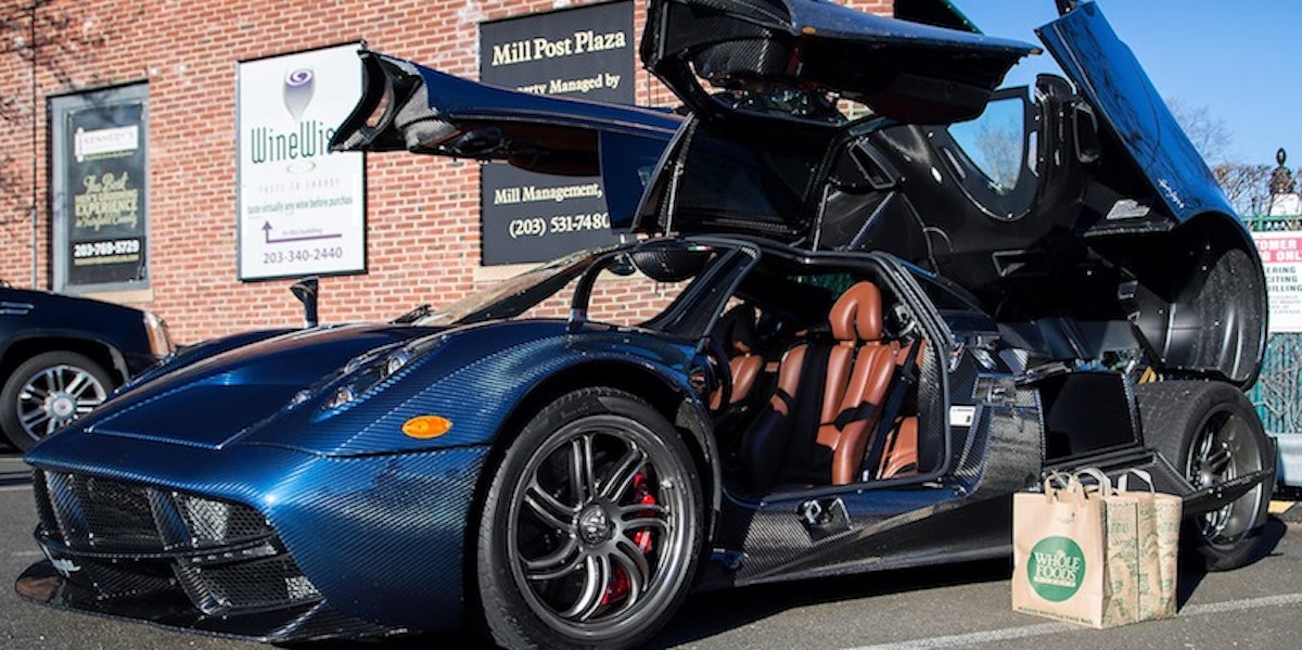Here's What It's Like To Go Grocery Shopping In A $1.4 Million Supercar