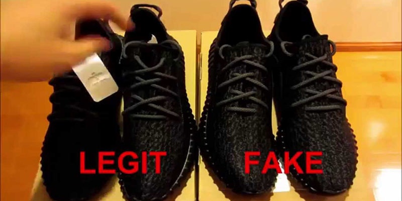 Fake-Ass Pair Of Yeezy Boost 350 Sneakers