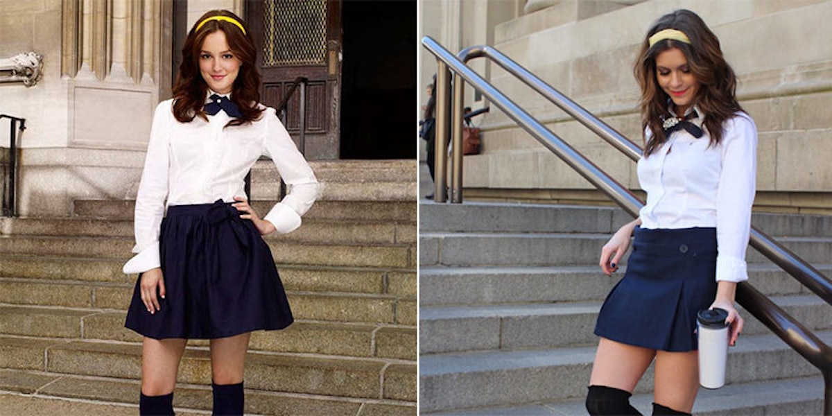 I Copied Blair Waldorf S 8 Preppiest Outfits Big Headbands And All
