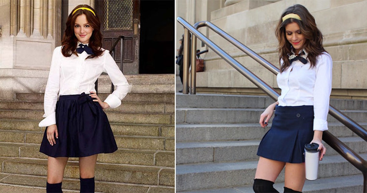 I Copied Blair Waldorf's 8 Preppiest Outfits, Big Headbands And All