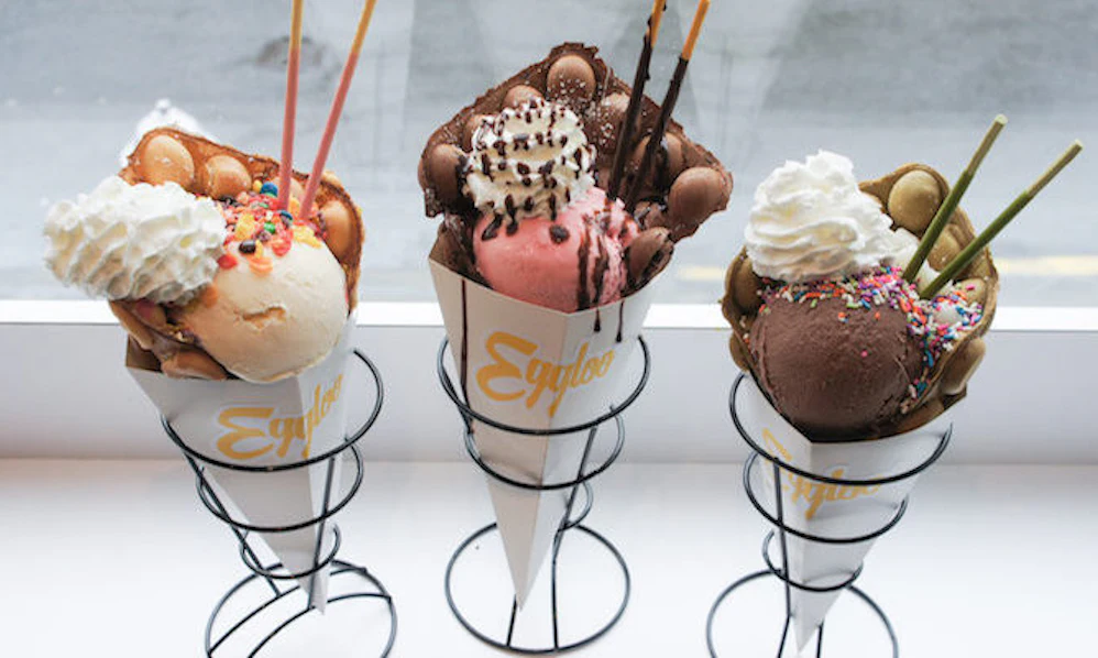 These Eggloo Egg Waffle Ice Cream Cones Are Insane