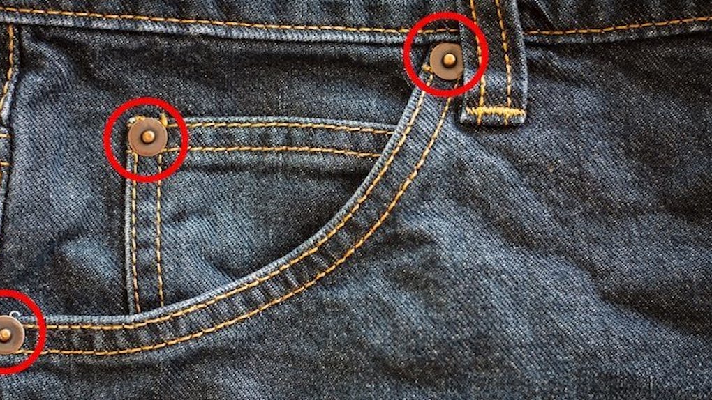 This Is The Reason Your Jean Pockets Have Tiny Buttons On Them