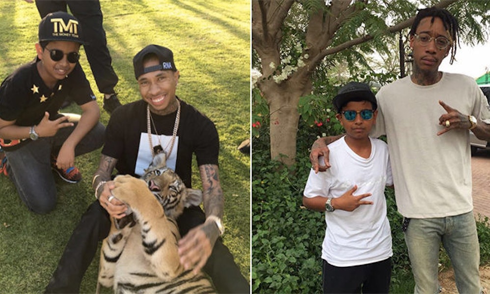 Meet The Rich Ass Kid From Dubai Who Hangs Out With Literally Every Rapper