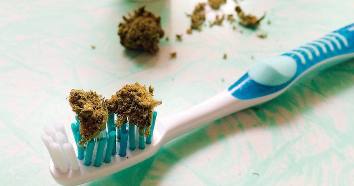 Step Aside, Crest, Making Your Own Weed Toothpaste Is The Way Of The Future