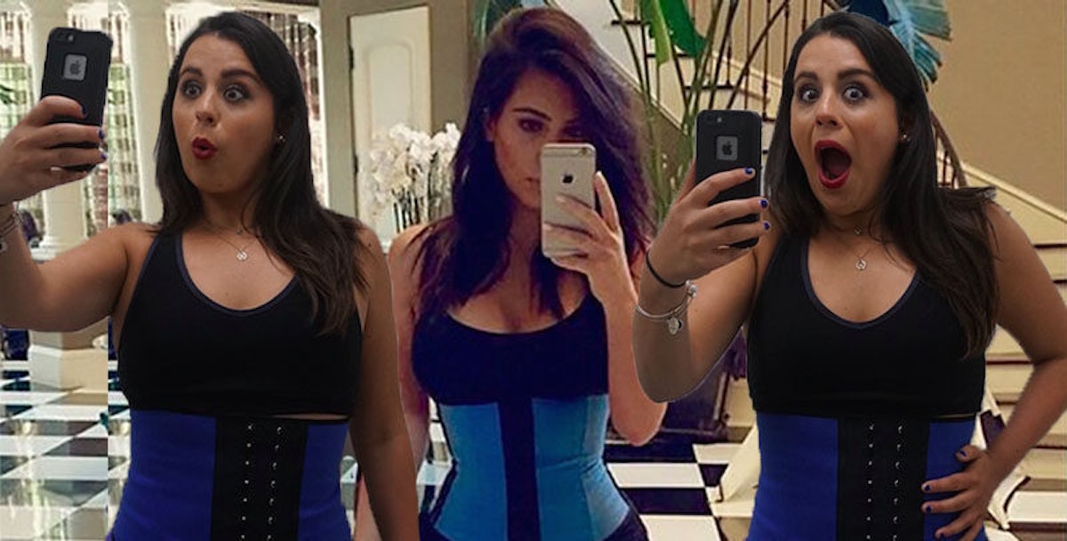 Waist Trainer no Train Anything: Reactions to Video of Lady in Fitted Dress  Looking Uncomfortable 