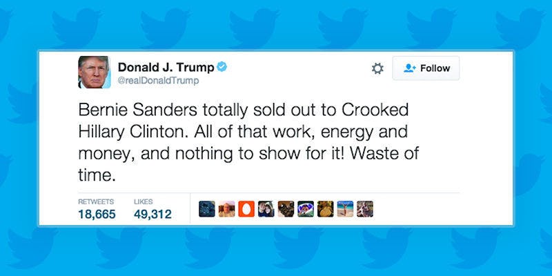 Instead Of Listening To Michelle Obama's Speech, Trump Was Trolling The DNC