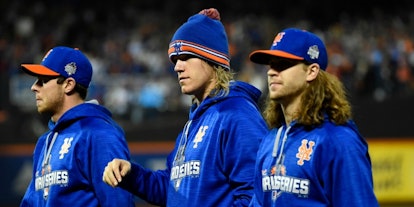 Jacob deGrom and Noah Syndergaard Talk Hair and the World Series