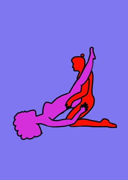 Sex position legs up