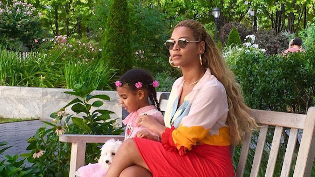 Beyoncé And Blue Ivy Walk This Cute New Dog