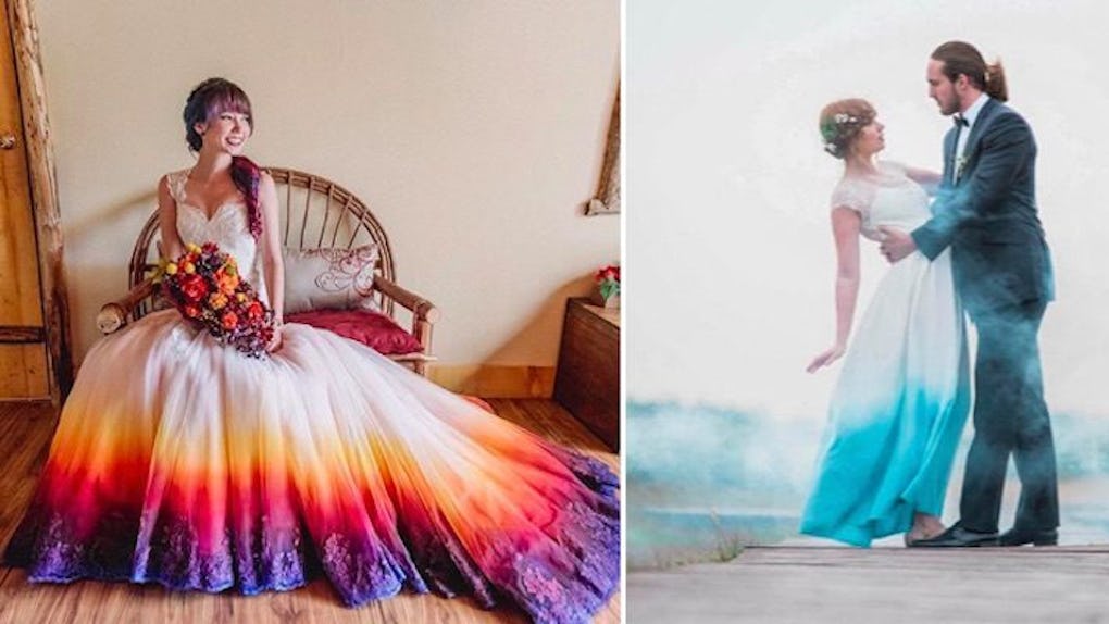 Women Love DipDye Wedding Dresses, And You Can DIY