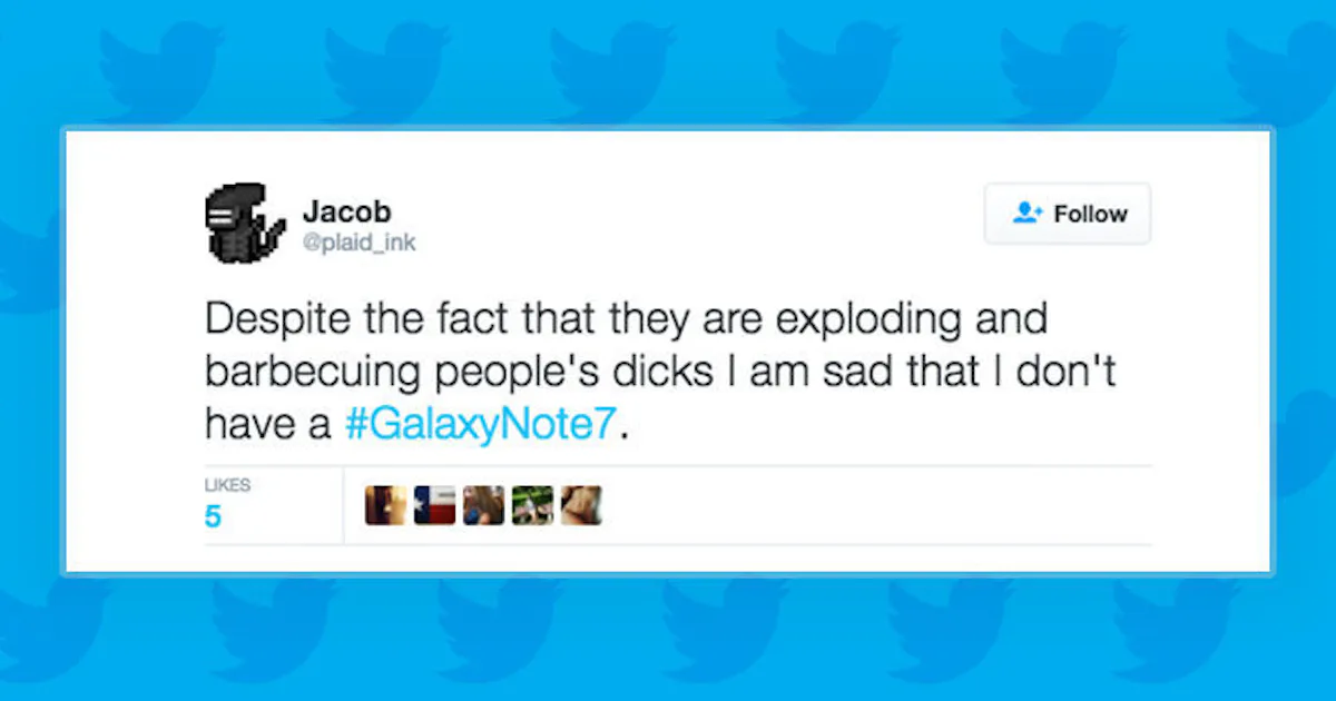 Twitter Can't Stop Roasting The New Samsung Phone That Keeps Blowing Up