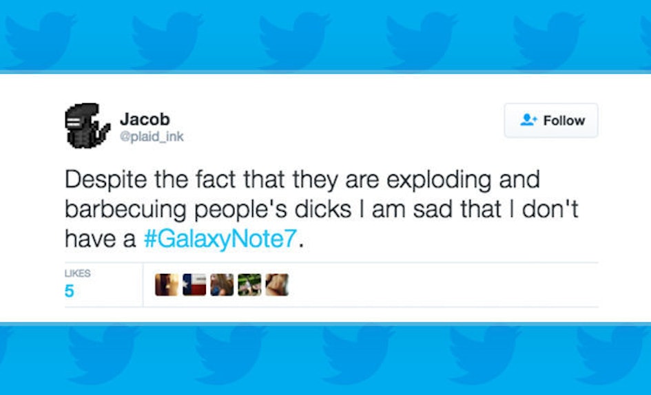 Twitter Can't Stop Roasting The New Samsung Phone That Keeps Blowing Up
