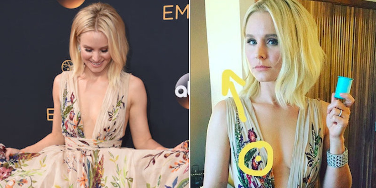 Kristen Bell's Hilarious Emmys Boob Lift Will Change The Way You