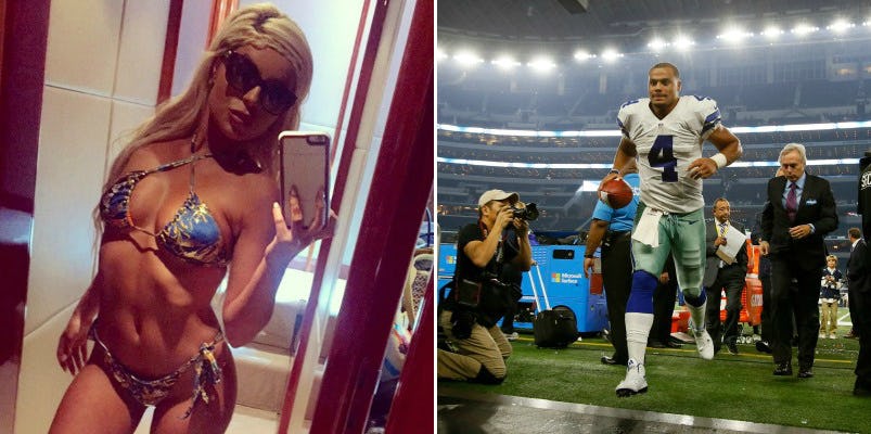 Dak Prescott Is Winning Off The Field With His Smokeshow Girlfriend photo