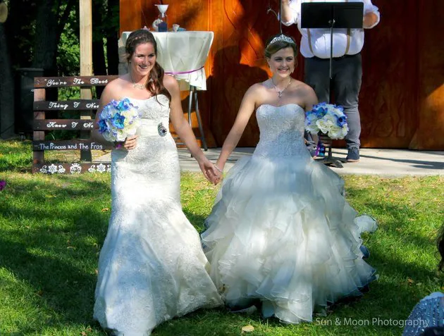 Lesbian Couple Turns Into Disney Princesses For Dreamy Engagement Photos