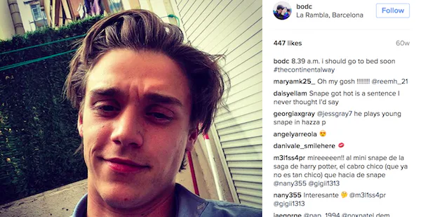 'Harry Potter's Young Snape Looks Like This Today
