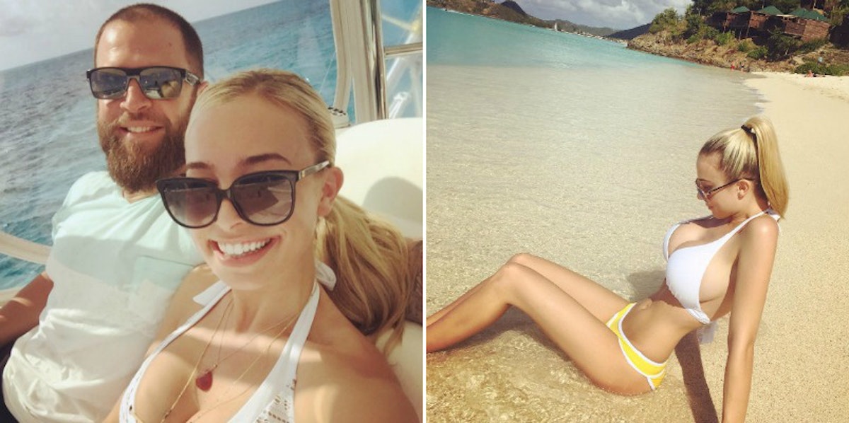Indians DH Mike  Napoli s  Girlfriend  Sophia Phalen Is Stunning