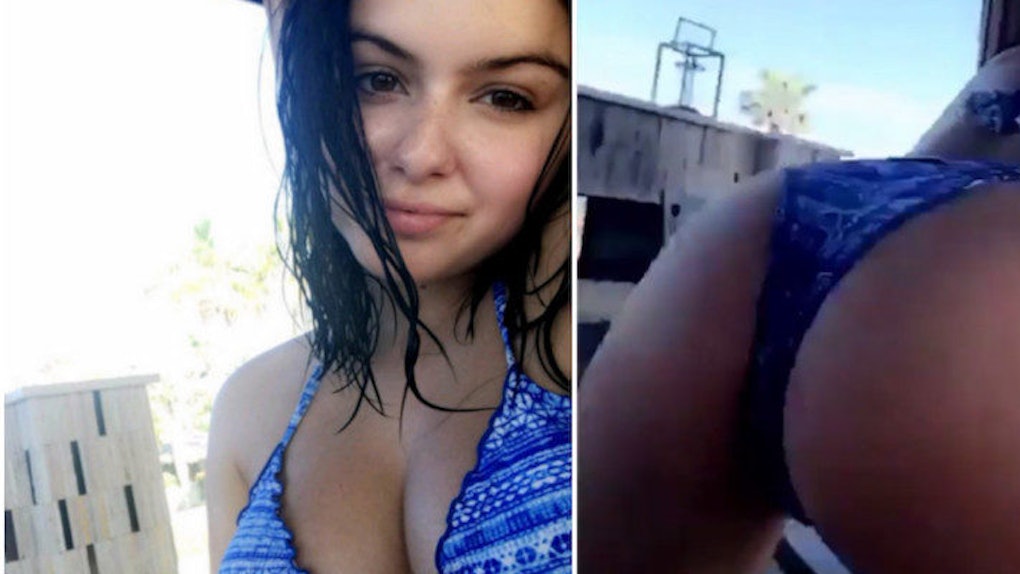 Ariel Winter Twerks In Snapchat Video From Mexico