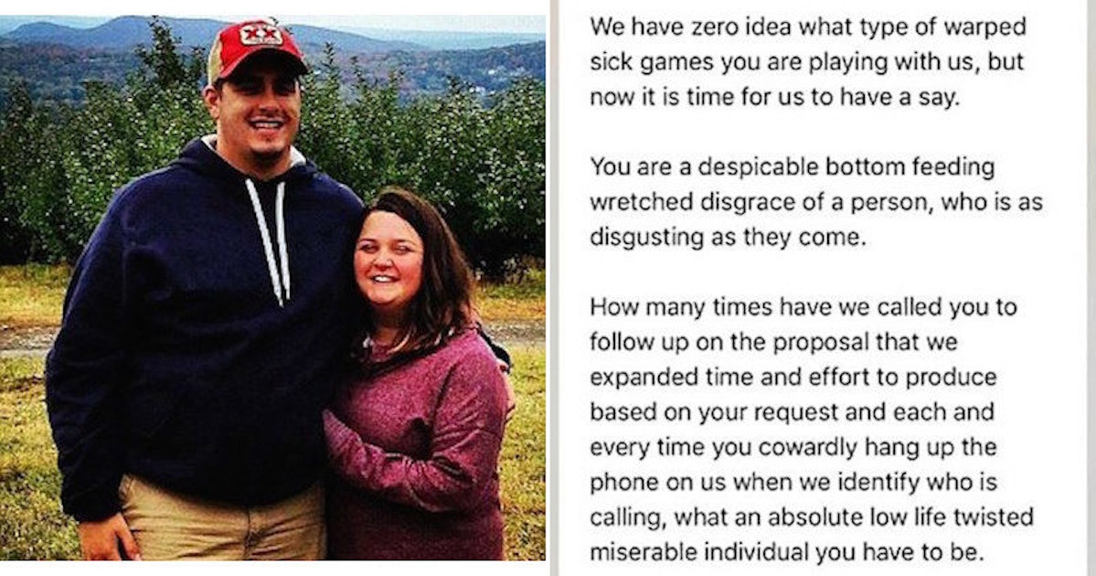 Dessert Company Goes Off On Bride-To-Be: 'You're A Waste Of Humanity'