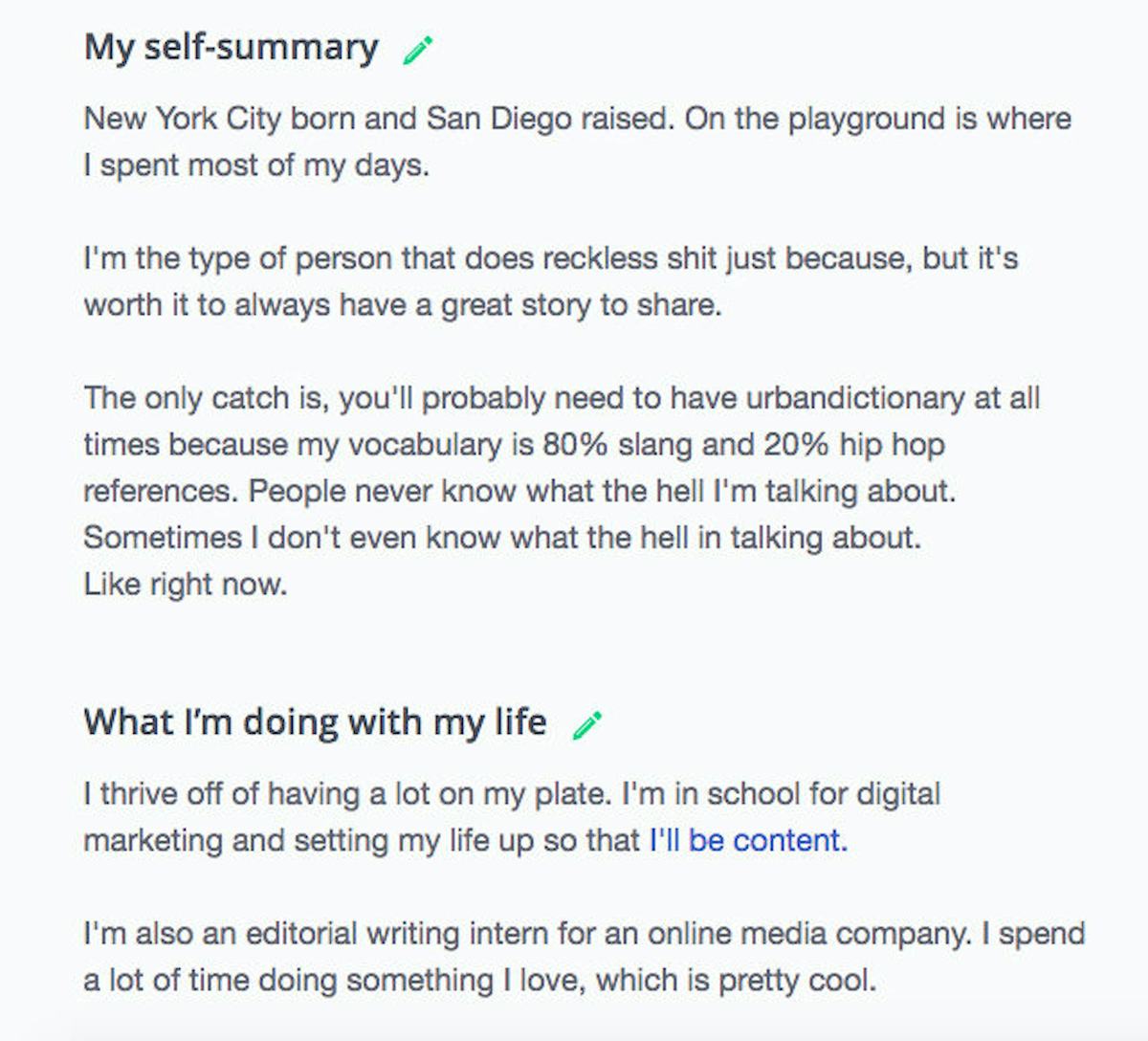 Best Okcupid Bio Best Okcupid Bio