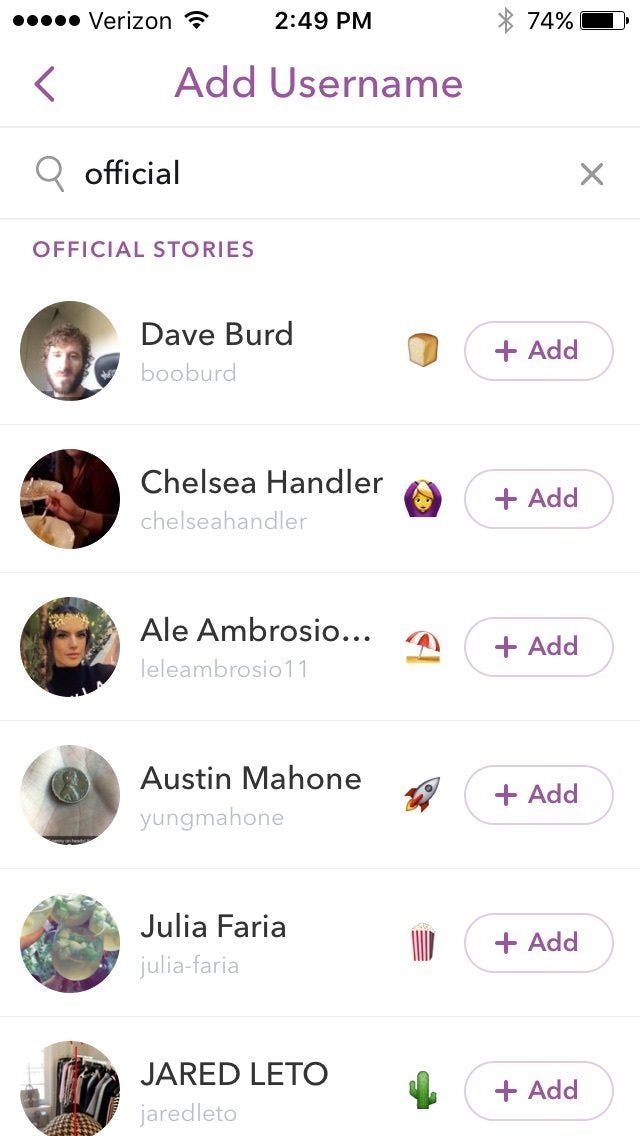 How To Find Celebrities On Snapchat