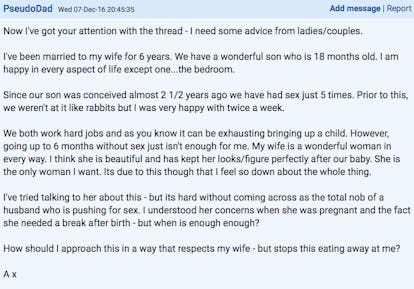 Man Gets Destroyed Online For Asking About Wife S Sex Drive Man Gets Destroyed Online For Asking About Wife S Sex Drive