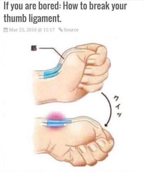 can you break your thumb