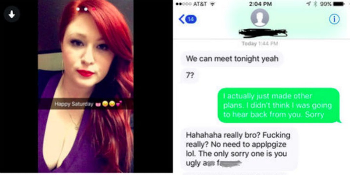 After Tinder Date Is Turned Down Girl Loses It On Guy
