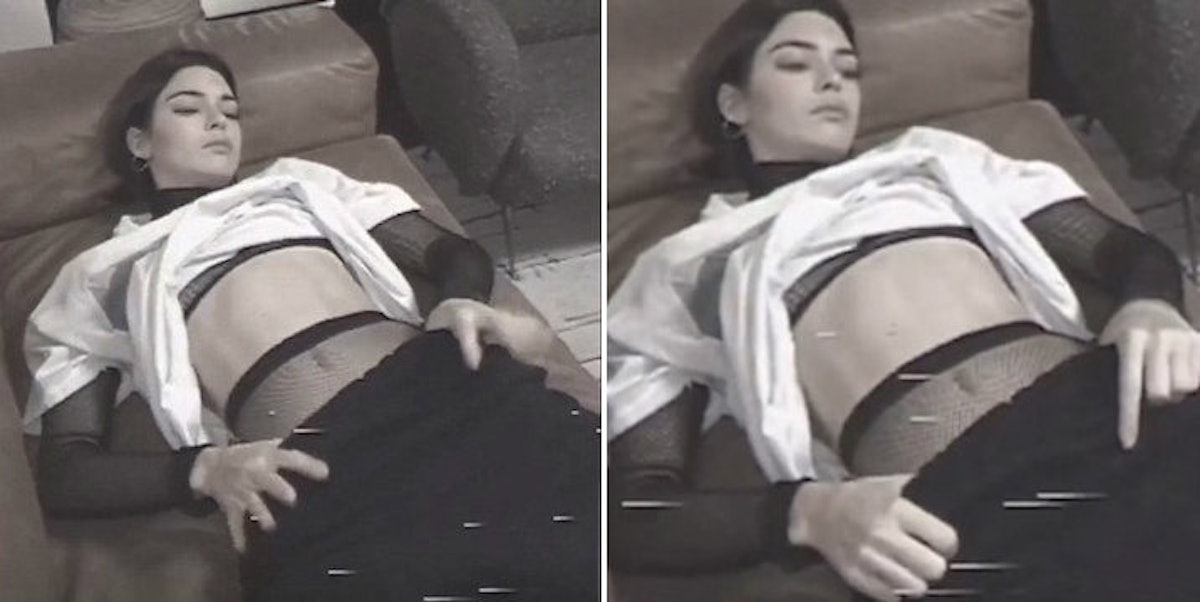 Fishnet Porn Selena Gomez - Bella Hadid Shares Video Of Kendall Jenner Stripping
