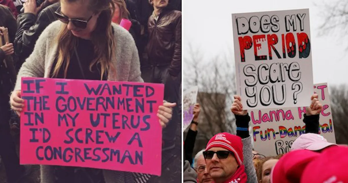 20 Of The Most Powerful Signs From The Women's March