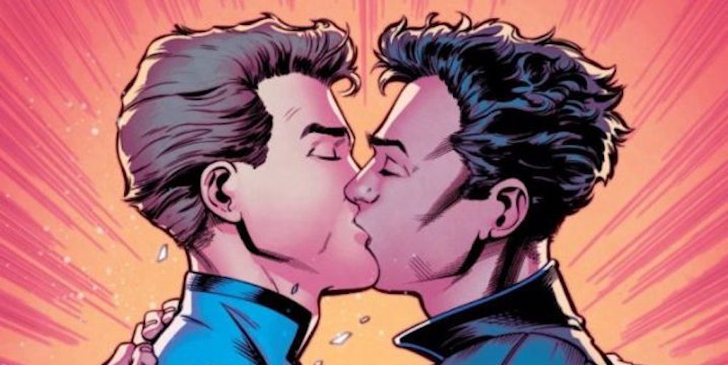 X Men Character Iceman Finally Lands First Gay Kiss In Comic