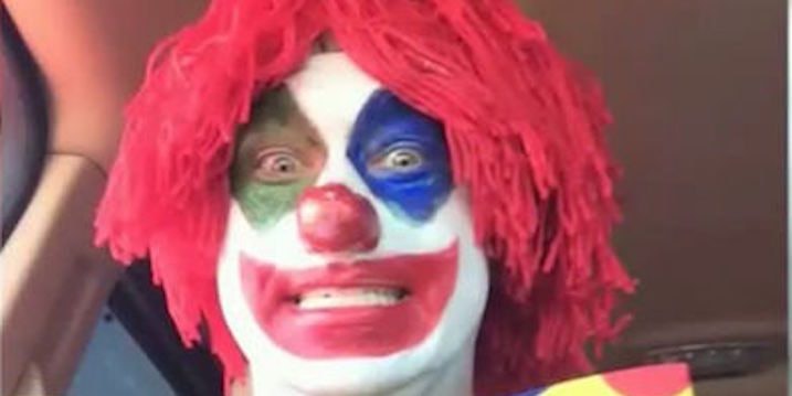 Clown Has Sex With Dog, Has 1,378 Disturbing Pics Of Kids