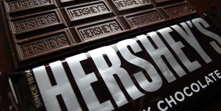 Hershey's Chocolate May Include Same Chemical As Vomit