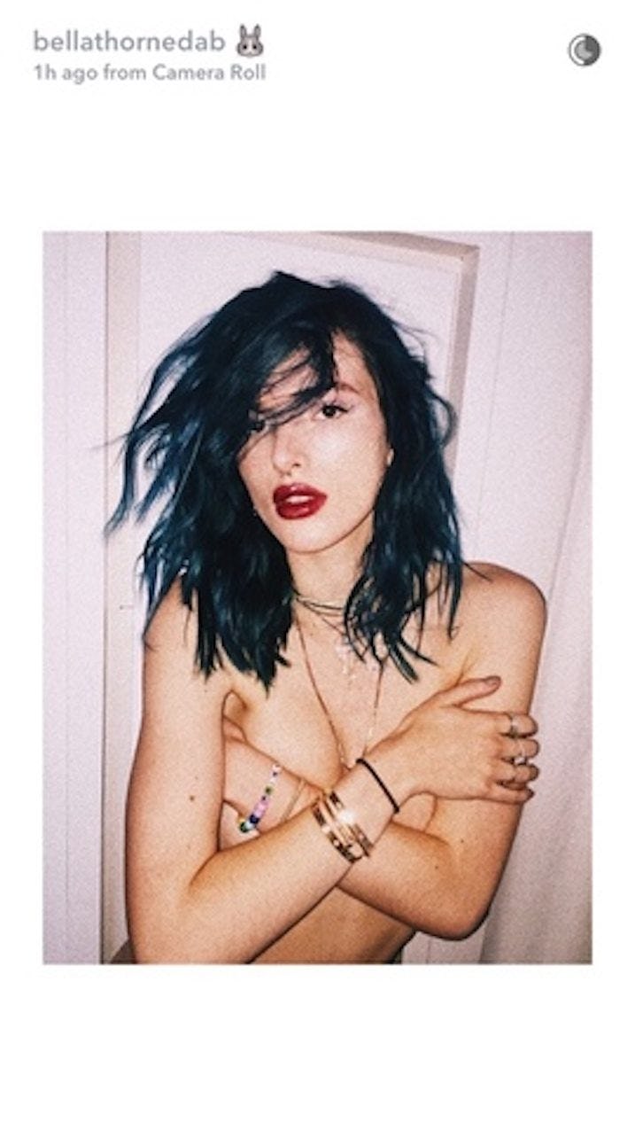 Bella thorne snapchat nudes