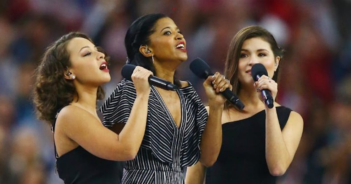At Super Bowl, Schuyler Sisters Sing 'America The Beautiful'