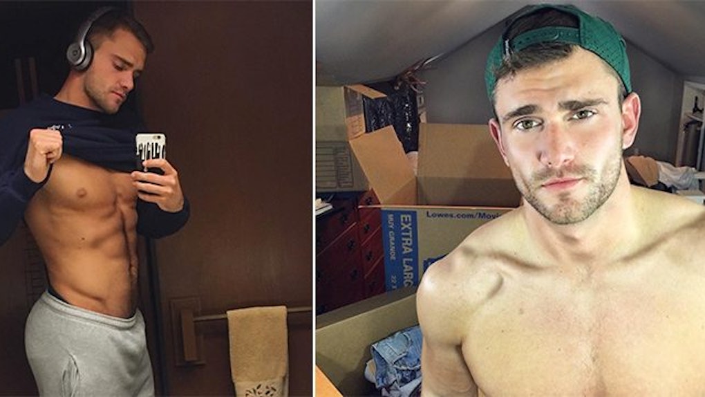 OMG, hes naked: Model, industrial engineer and Insta.