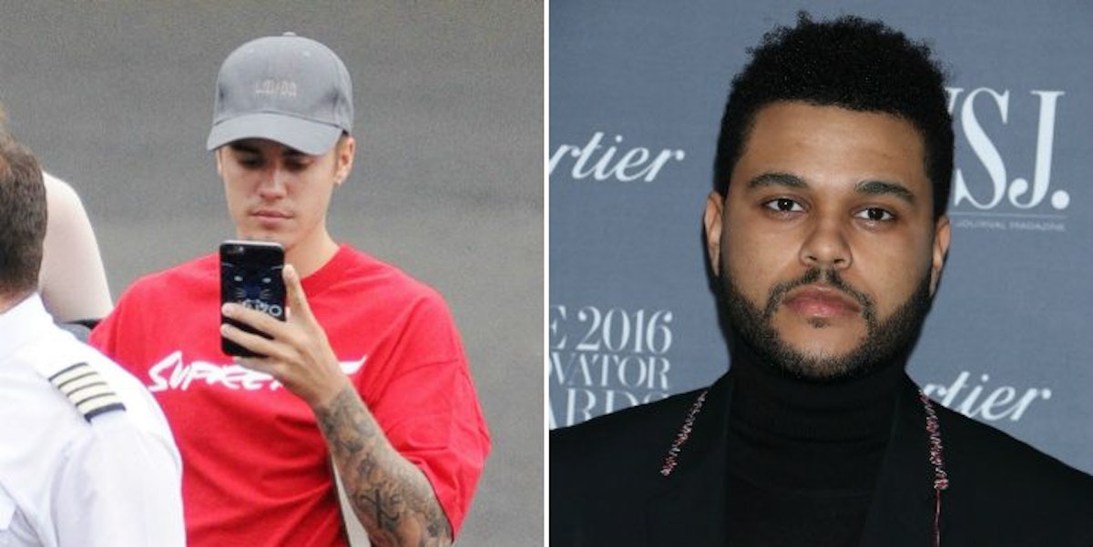 Justin Bieber Says He Can't Listen to The Weeknd's Music