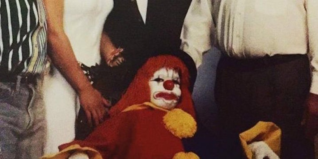 Twitter Is Losing It Over This Bizarre Clown In Family Photo
