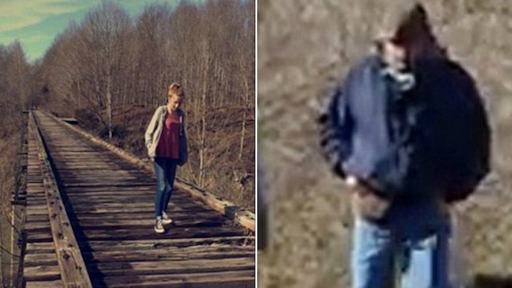 Pics Of Man Walking Where Girls Were Found Dead Released