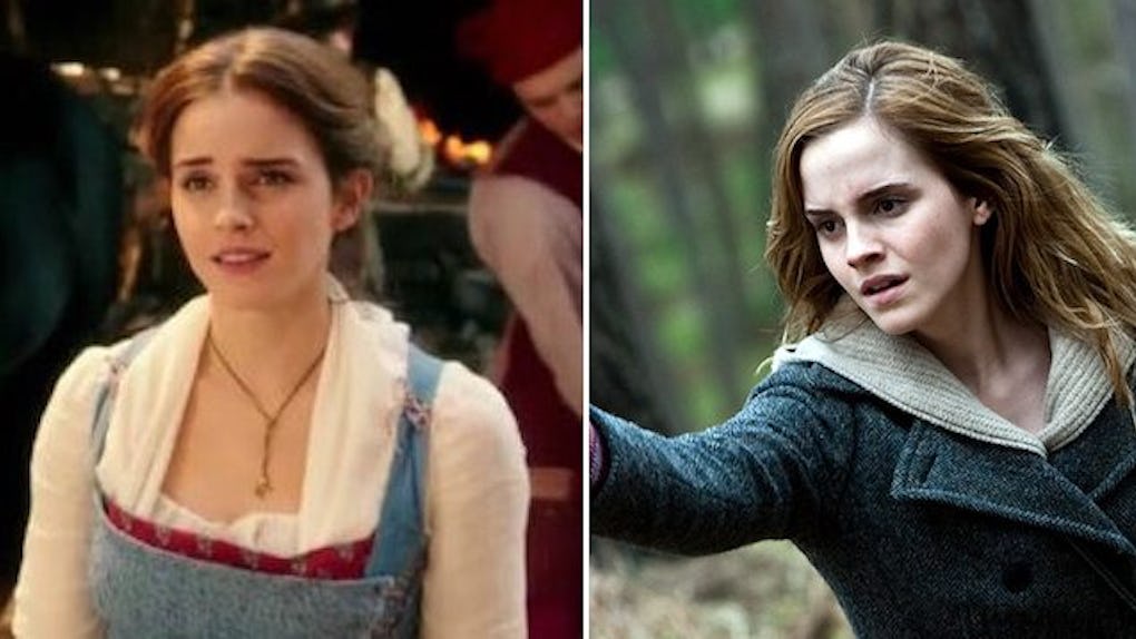 Emma Watson On Beauty And The Beast Hermione Similarity Emma Watson On Beauty And The Beast Hermione Similarity