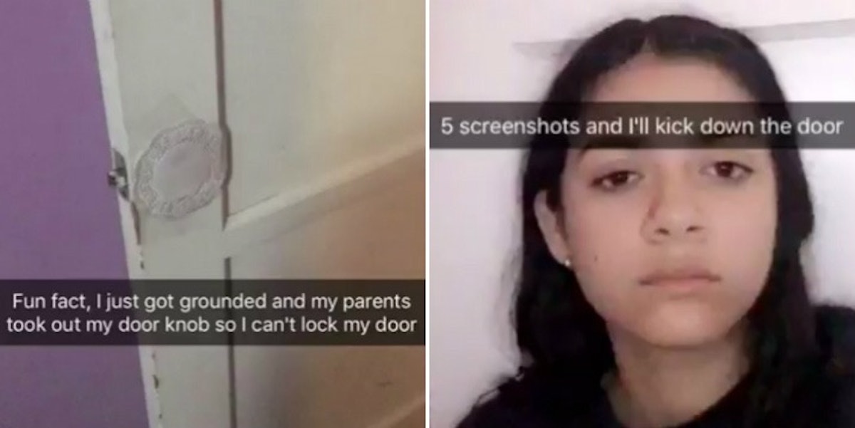 Grounded Teen Snapchats Her Great Escape
