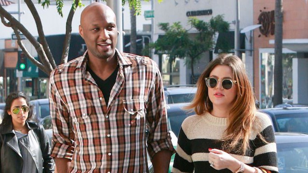 Lamar Odom Spotted With Khloe Kardashian Look Alike