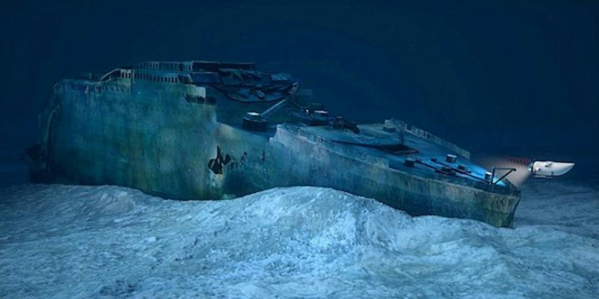 titanic wreck site tour