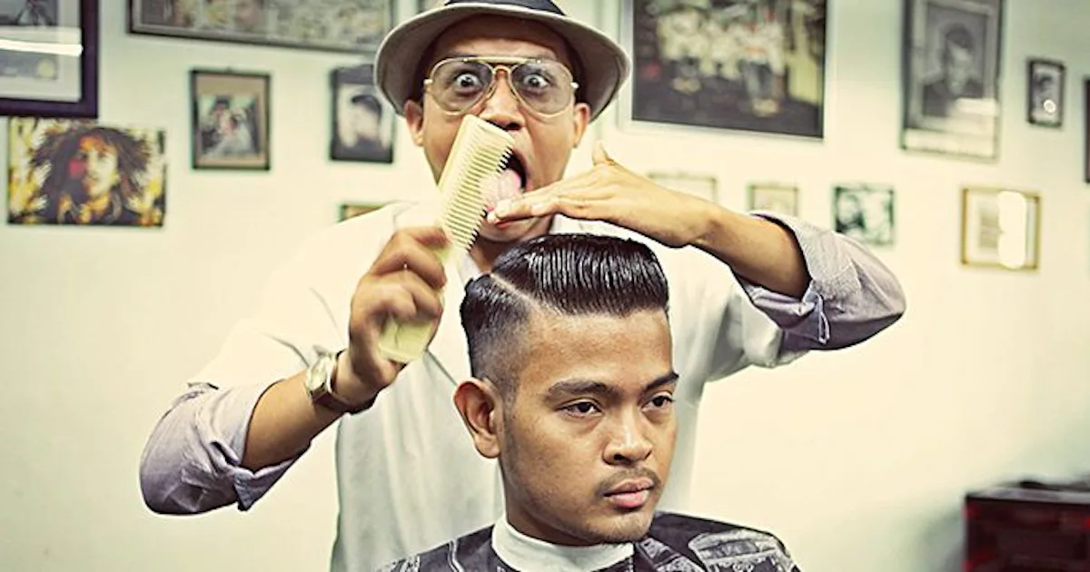Barber In Malaysia Dedicated To Giving Vintage Haircuts