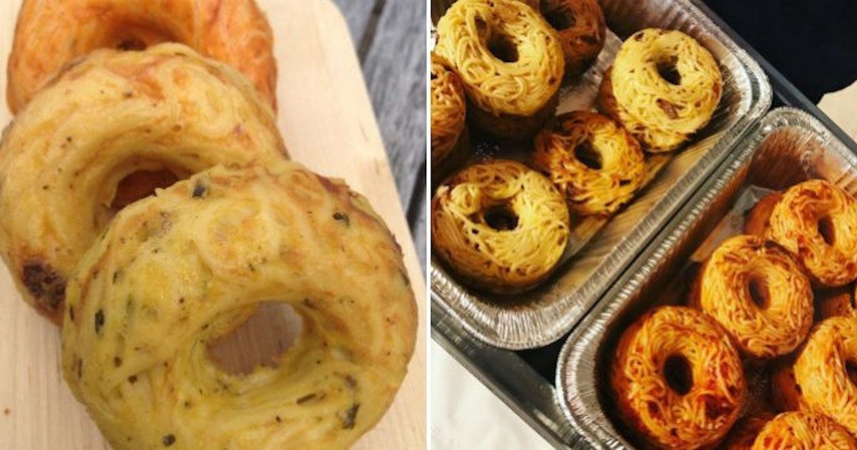 Spaghetti Doughnuts Sound Gross, But They Are Beautiful