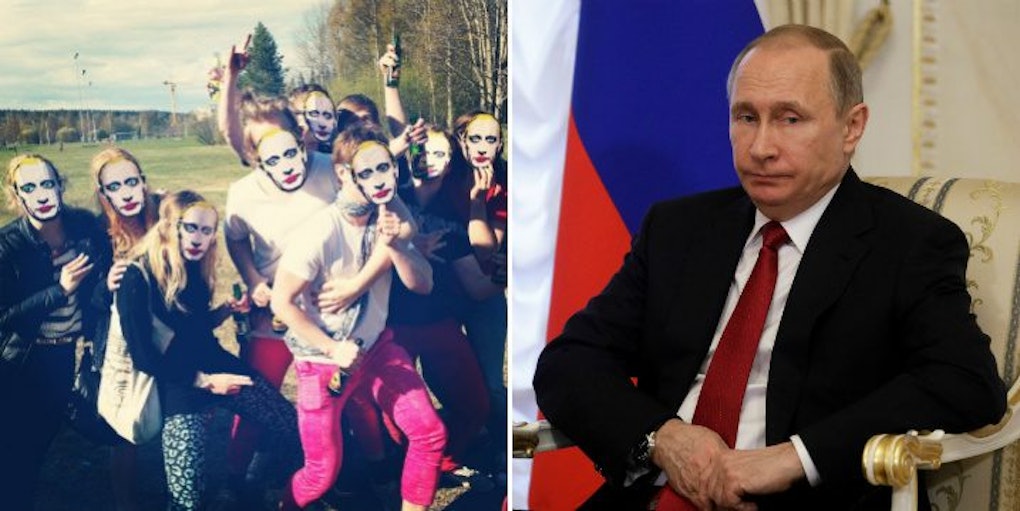 Portraying Putin As A Gay Clown Is Illegal In Russia