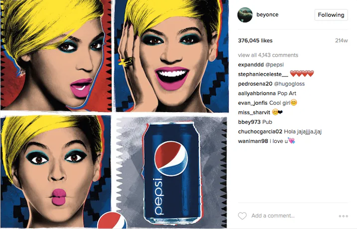 Beyonce Advertising Pepsi