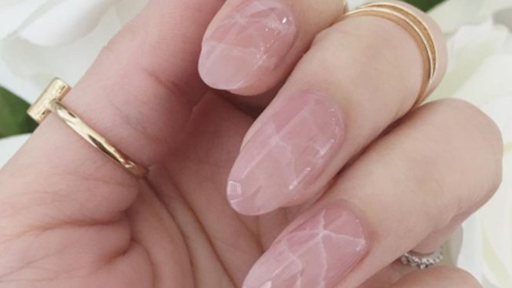 How To Attempt Quartz Nail Art The Latest Nail Trend